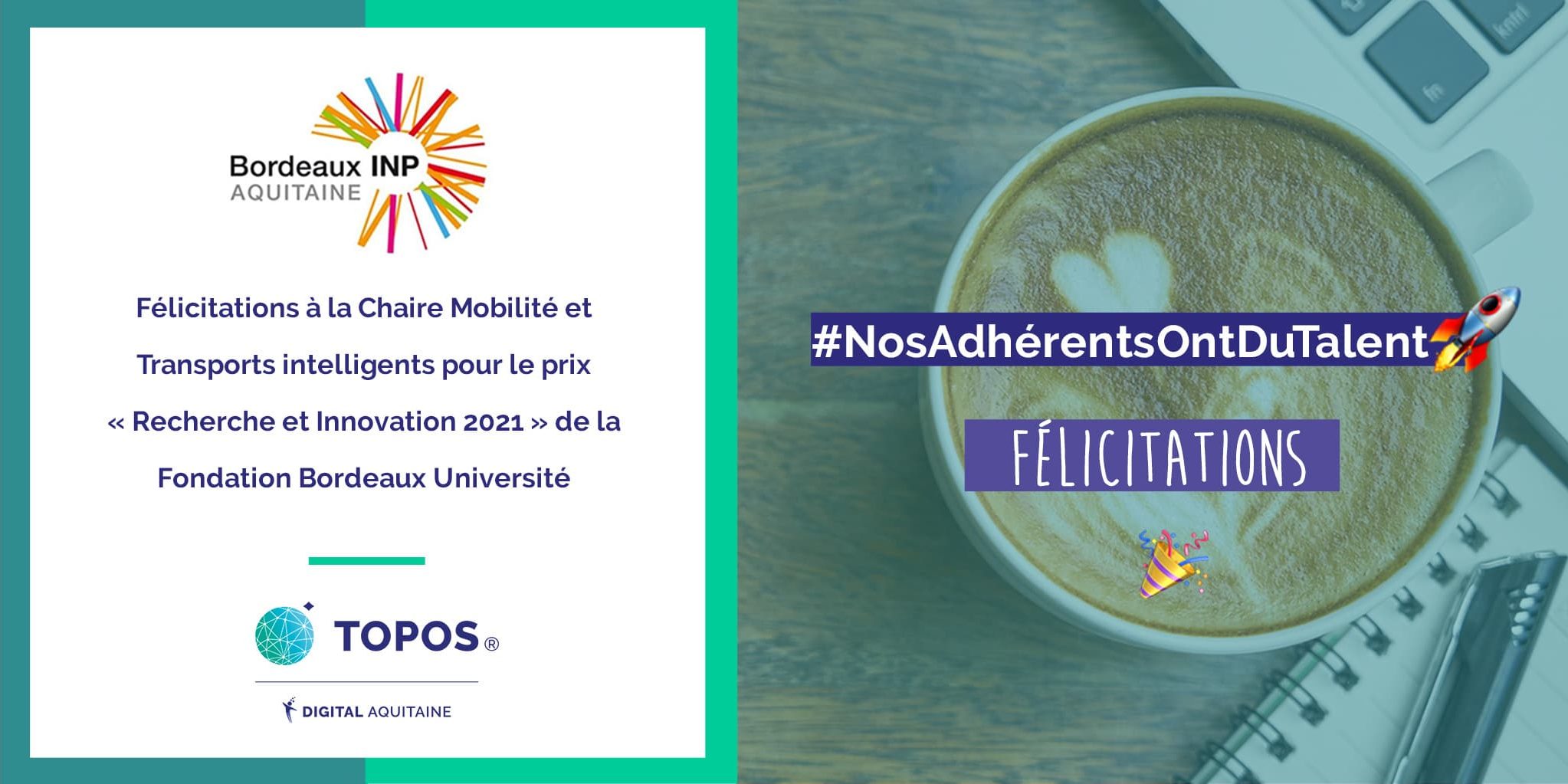 Chaire Mobilité et Transports intelligents pour le prix « Recherche et Innovation 2021