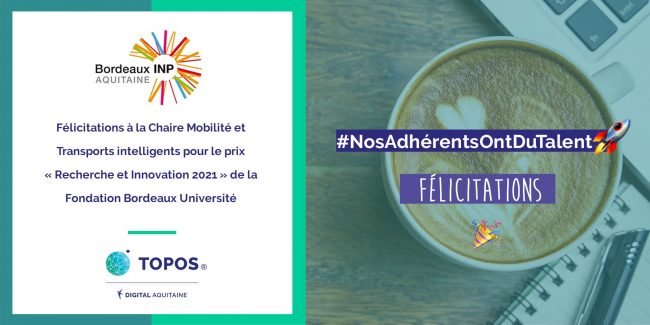 Chaire Mobilité et Transports intelligents pour le prix « Recherche et Innovation 2021