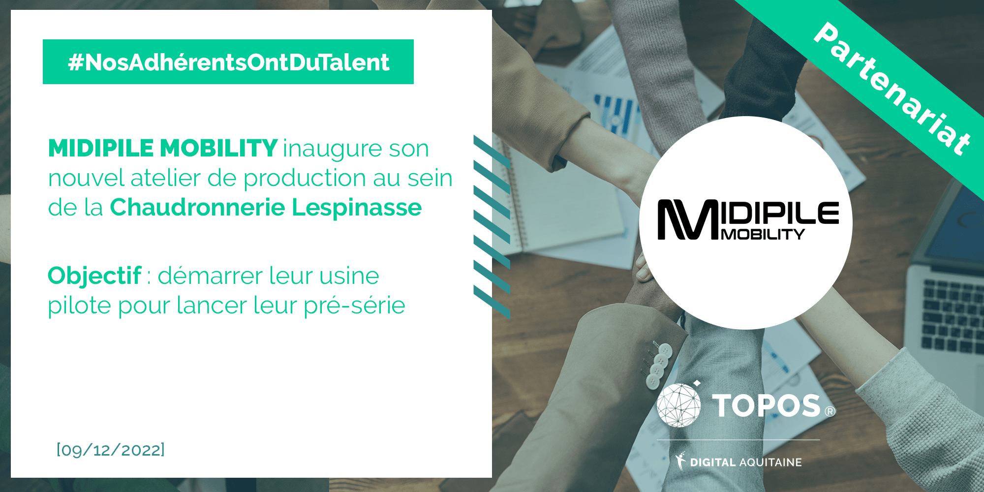 midipile mobility usine