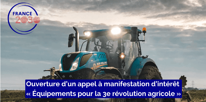 AMI équipements pour la 3eme révolution agricole